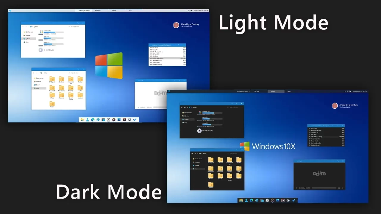 Windows 10X Theme for Windows 10 Windows 10X Theme for Windows 10