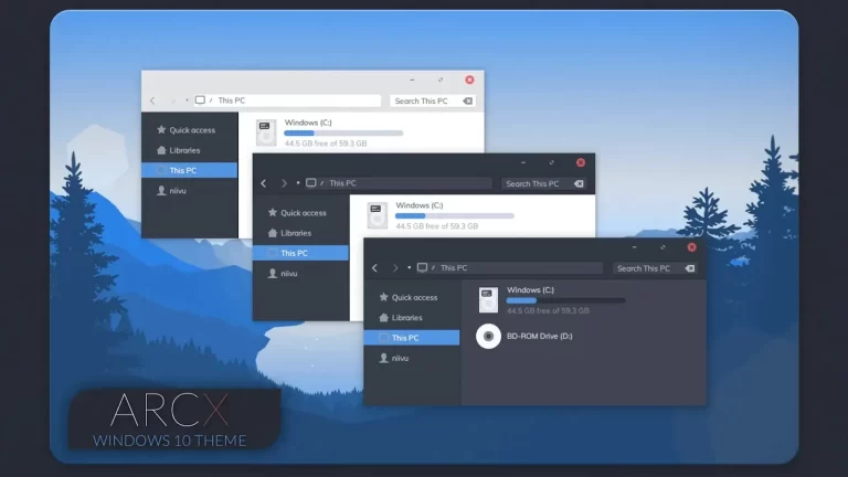 ARC X Theme For Windows 10