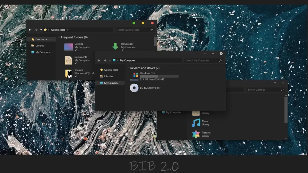 BIB 2.0 Theme For Windows 10