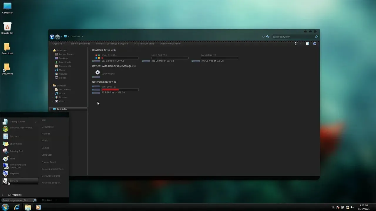 Black Diamond Theme For Windows 7 Black Diamond Theme for Windows 7