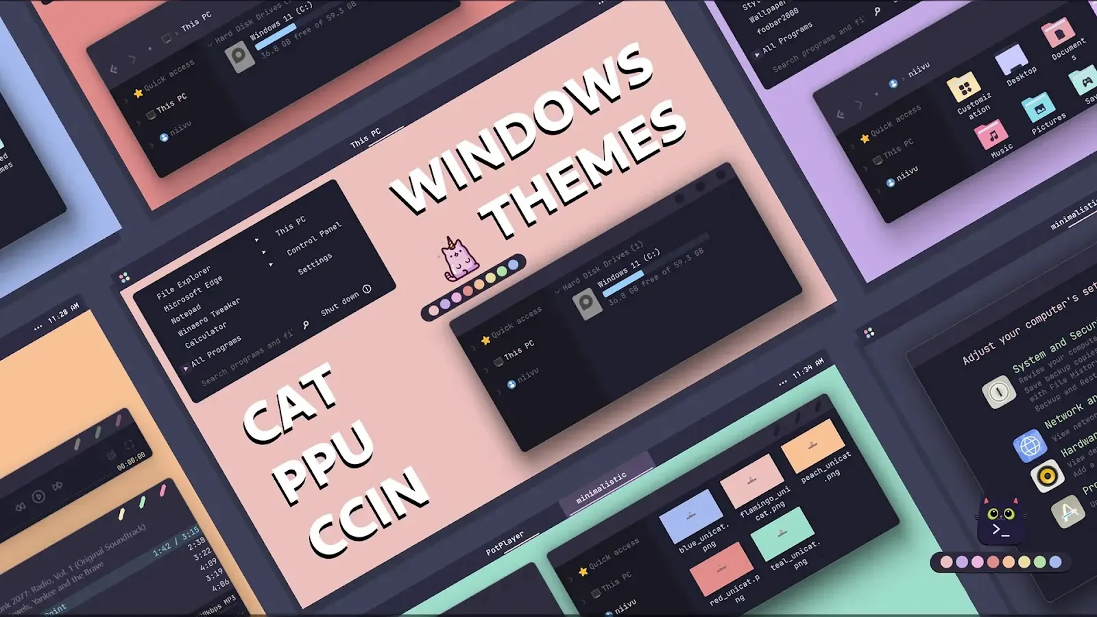 Catppuccin Theme For Windows 11 theme