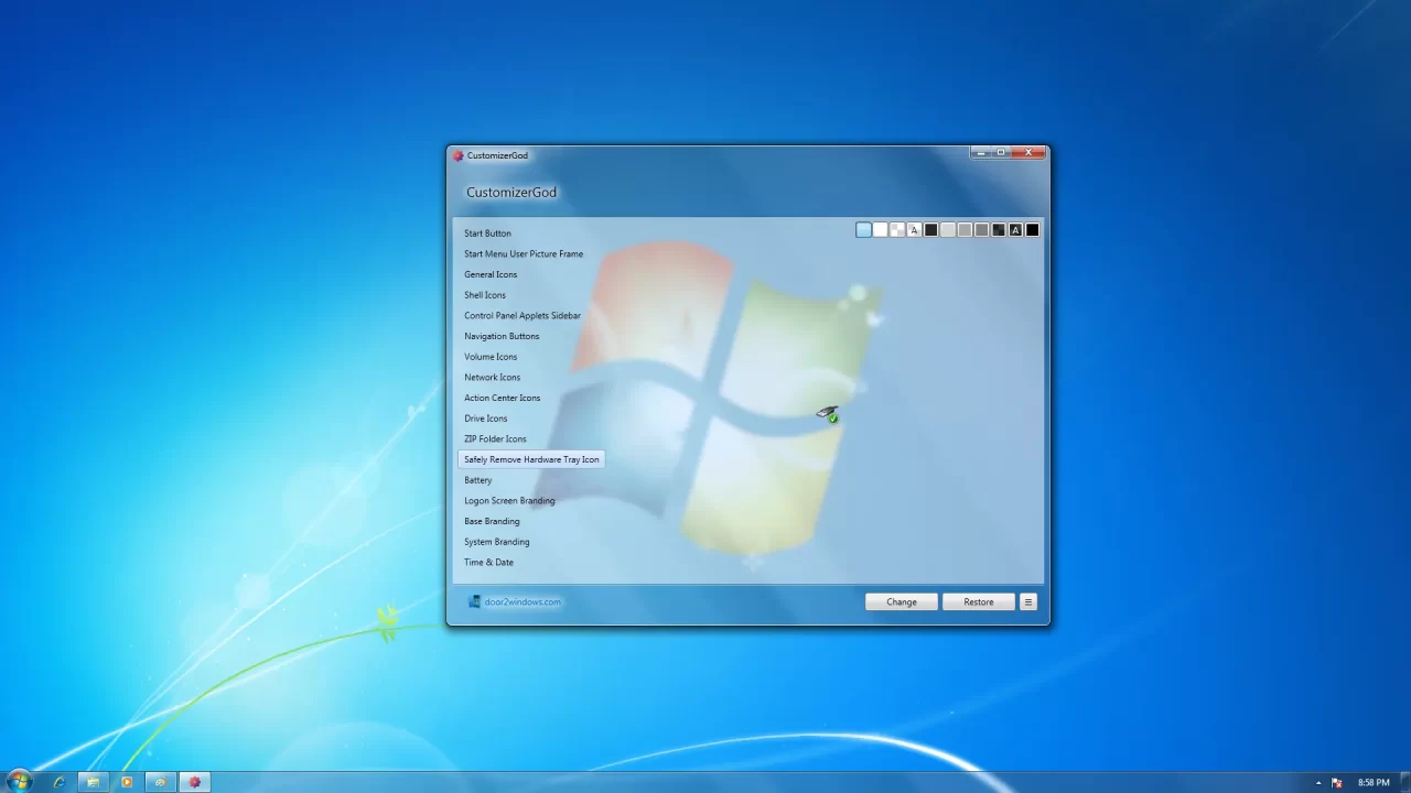 CustomizerGod Safely Remove Hardware Tray Icon