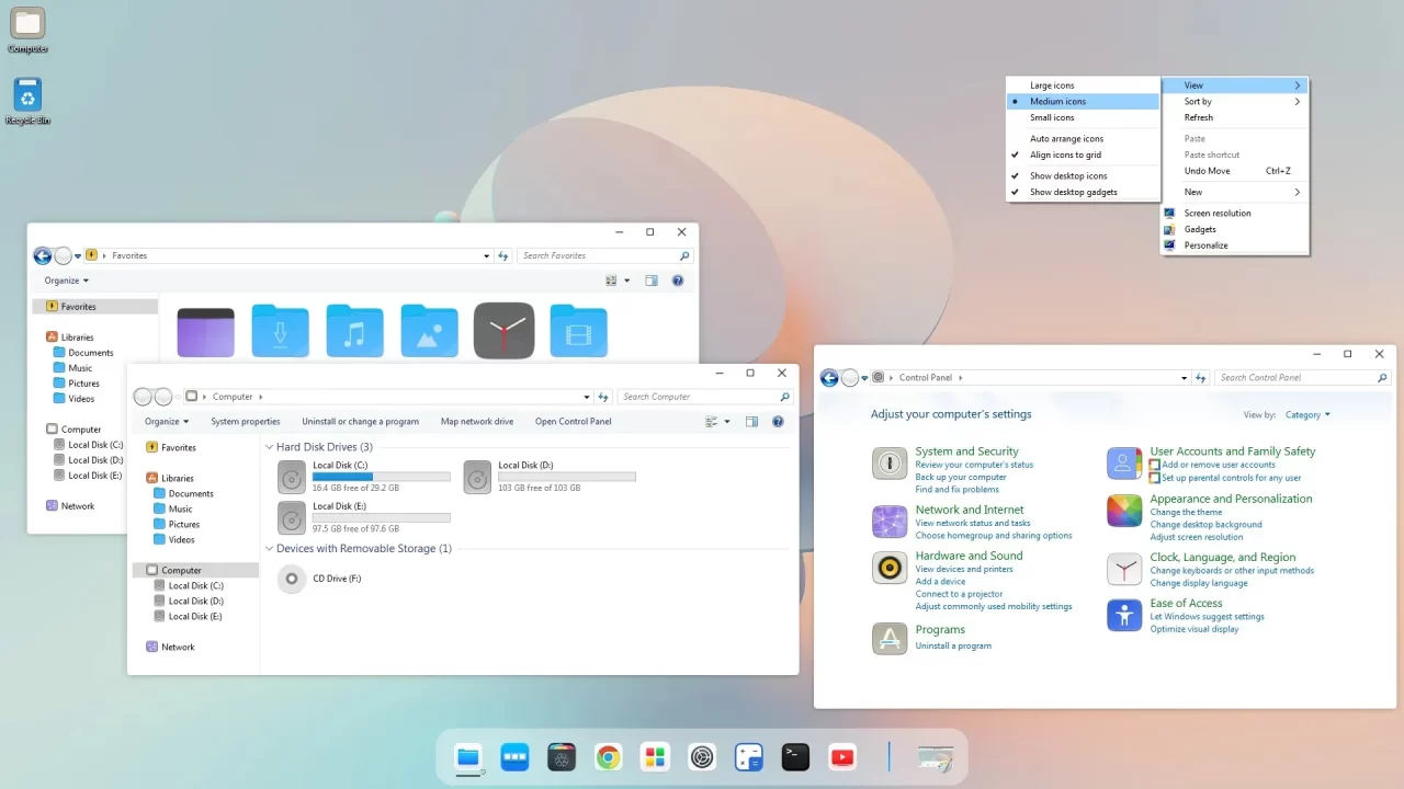 CuteFish OS Theme For Windows 7