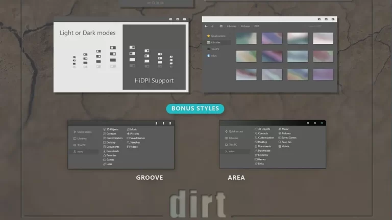 DIRT Theme For Windows 10