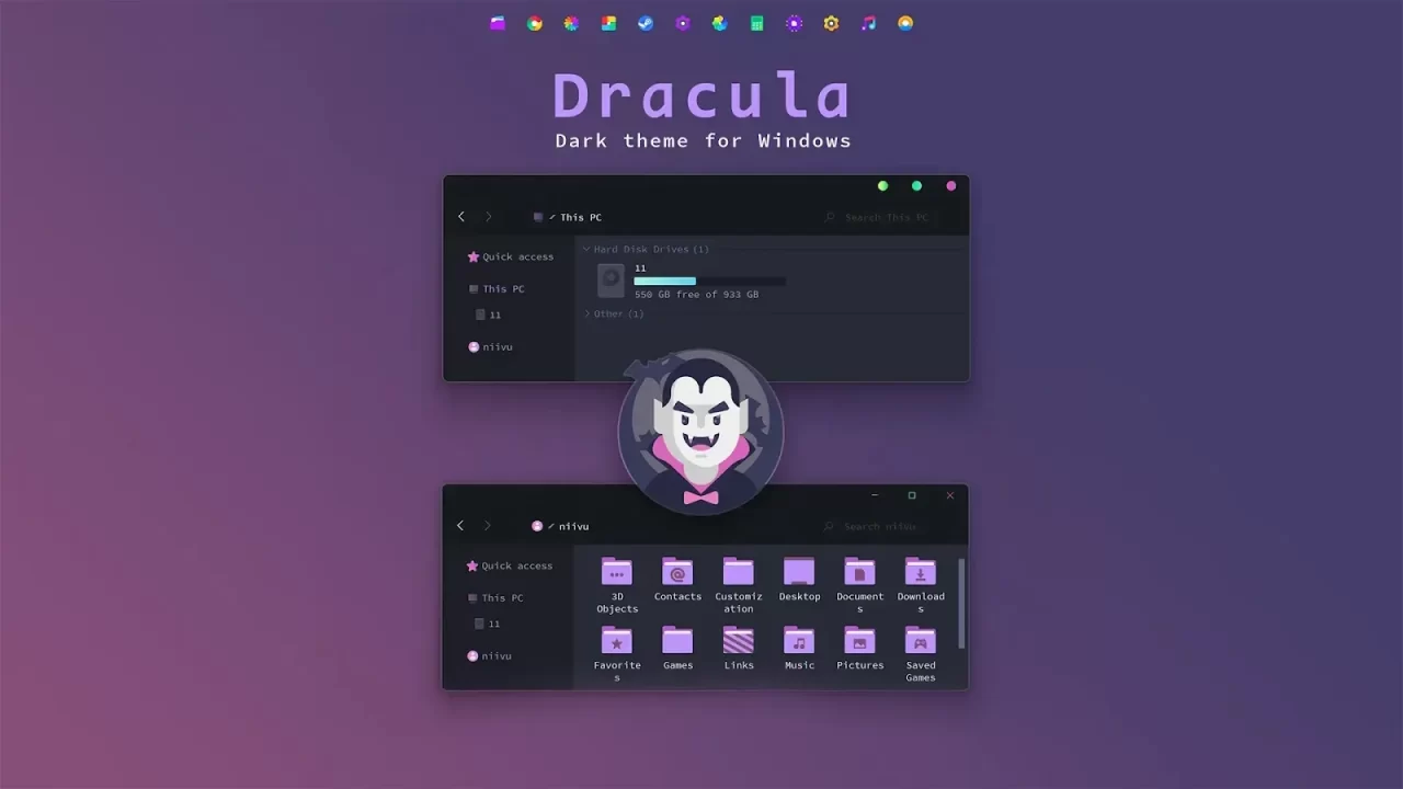 Dracula Theme For Windows 10 & 11 Dracula Theme For Windows