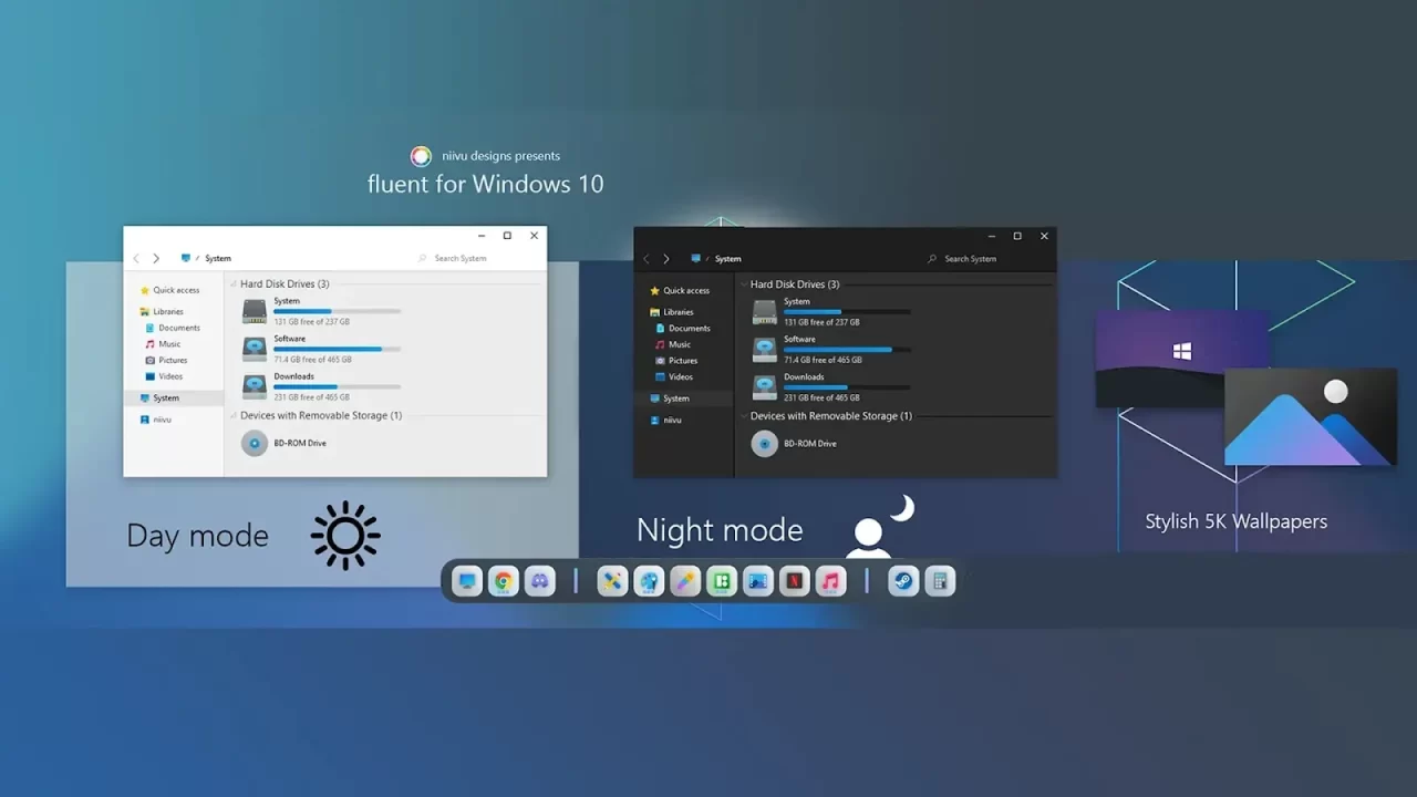 Fluent Theme For Windows 10 Fluent Theme For Windows 10