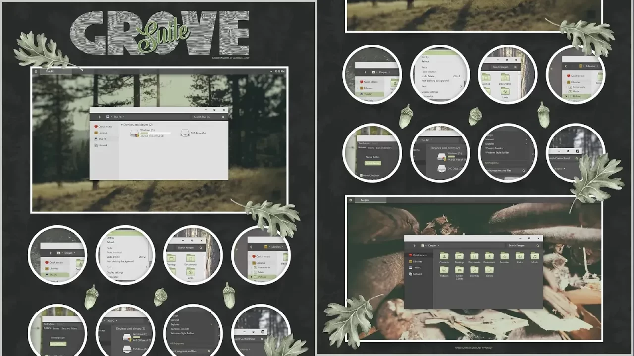 GROVE Theme For Windows 10