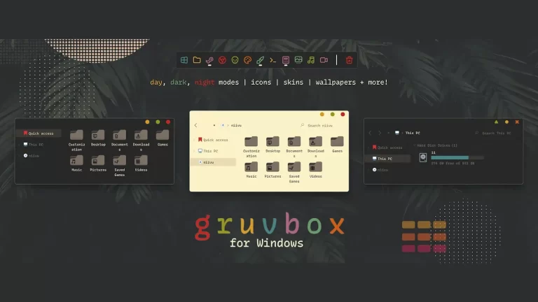Gruvbox Theme For Windows