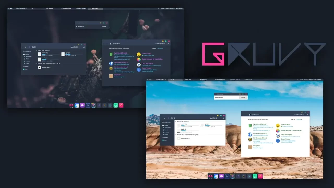 Gruvy Theme For Windows 10 Gruvy Theme For Windows 10