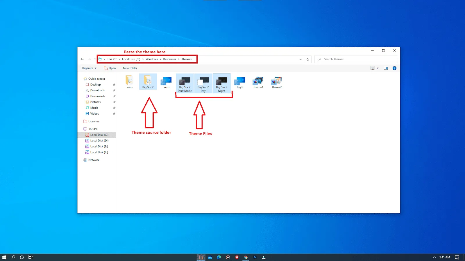 How To Change Windows 10 Custom Themes