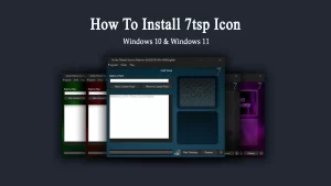 How to install 7tsp icon for windows