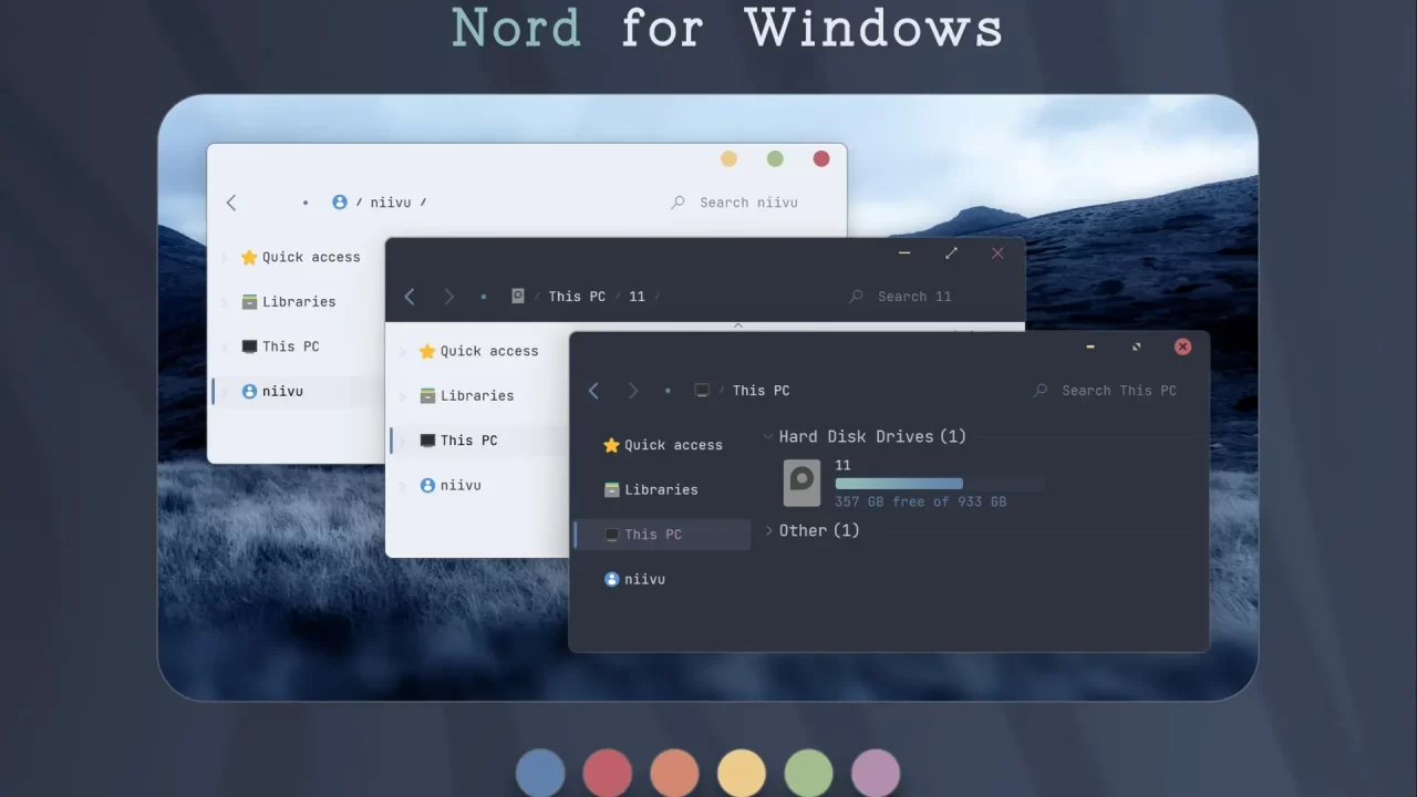 Nord Theme For Windows 10 & 11 Nord Theme For Windows