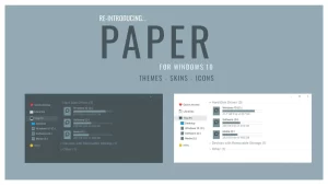 Paper Theme For Windows 10