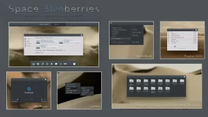 Space Blueberries Theme For Windows 10