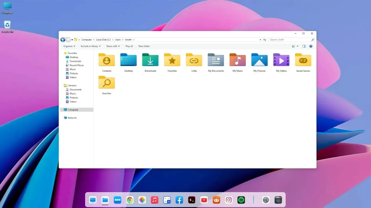 Windows 11 Color Theme for Windows 7 Windows 11