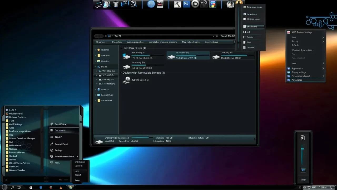 X-Modular Theme for Windows 7