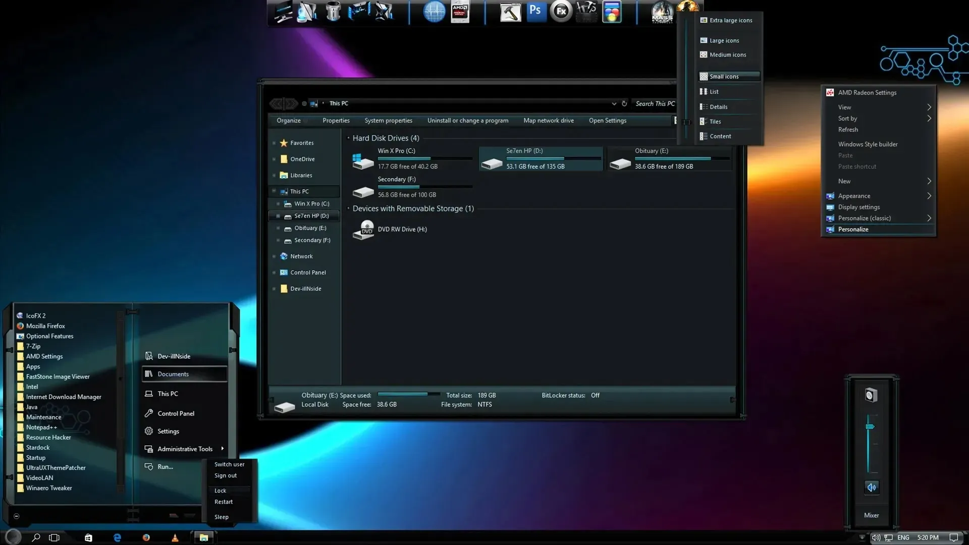 X-Modular Theme for Windows 7