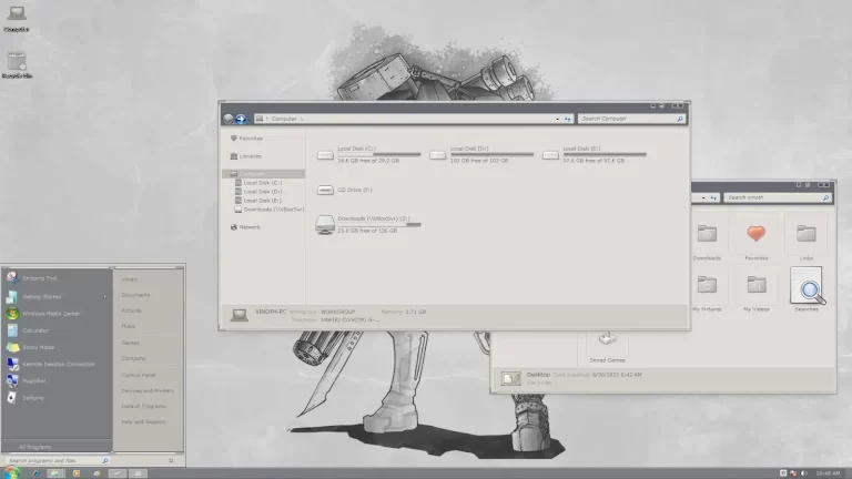 Ashen Theme For WIndows 7 Ashen Theme For Windows 7