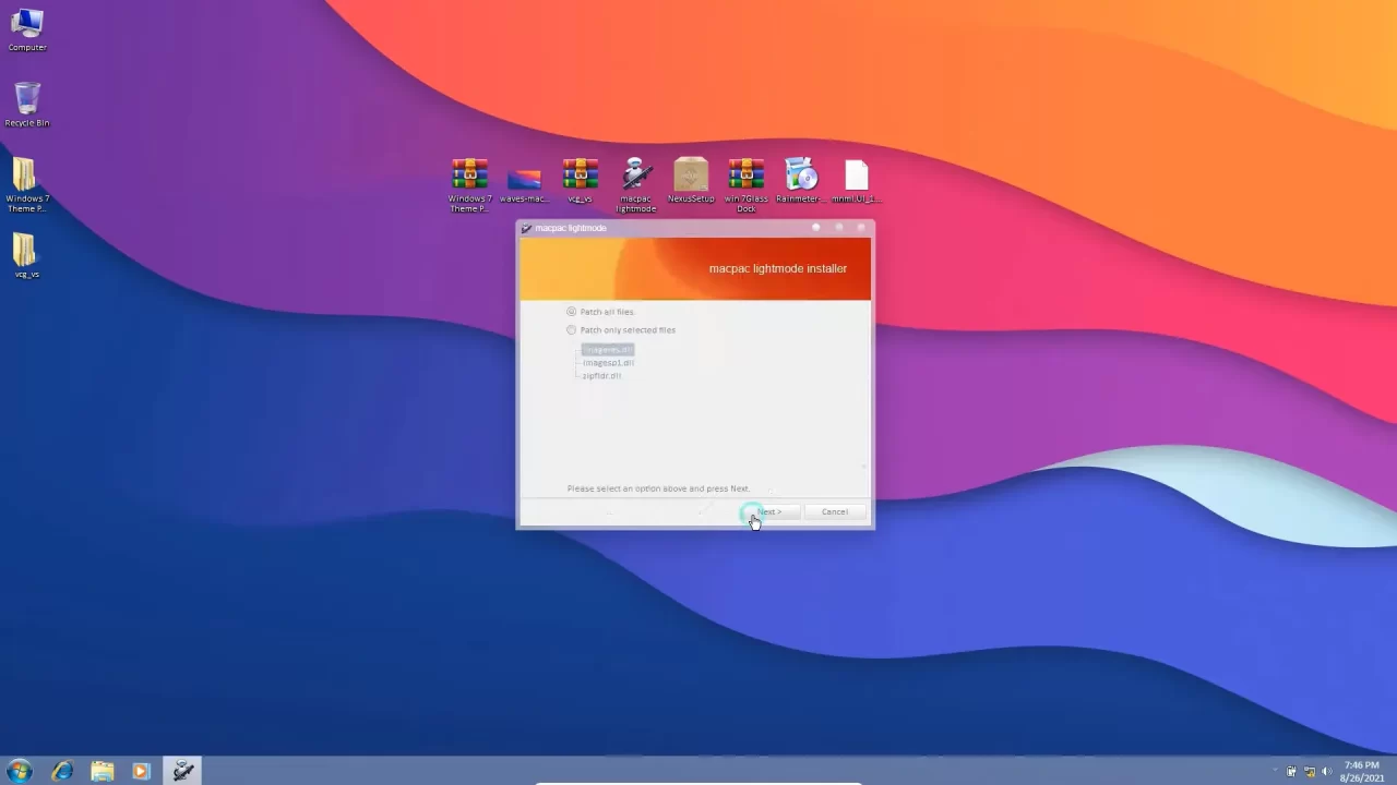 change windows 7 custom icons