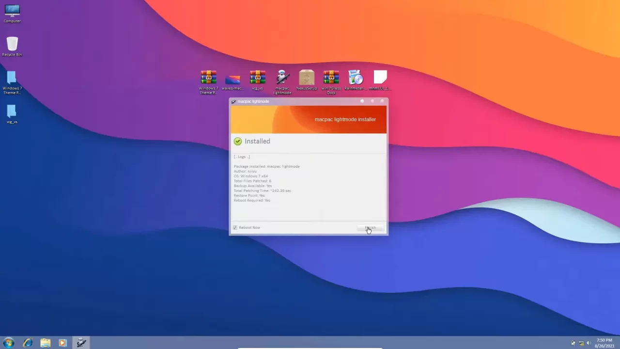 change windows 7 icons