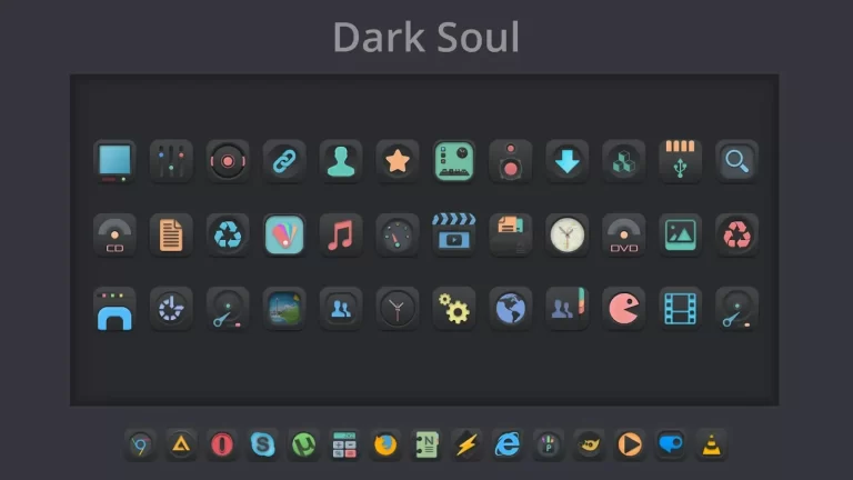 Dark Soul 0.2 Icon Pack dark soul icon pack