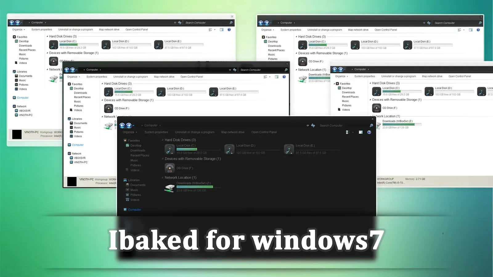 iBaked Theme For Windows 7