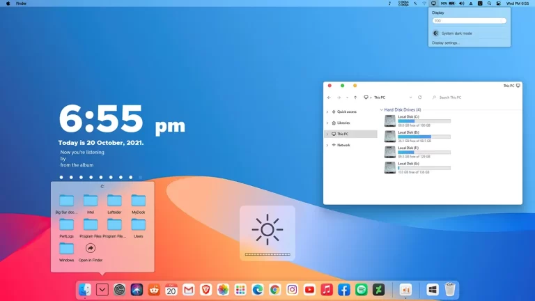 mac dock for windows - Mydockfinder