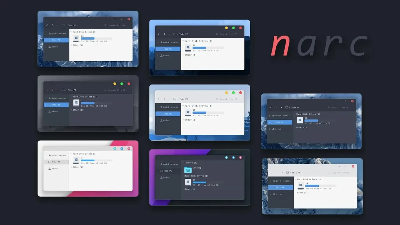 Narc Theme For Windows 10 & 11 Narc Theme For Windows