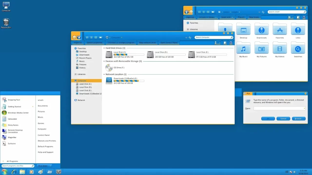 sail theme for windows 7