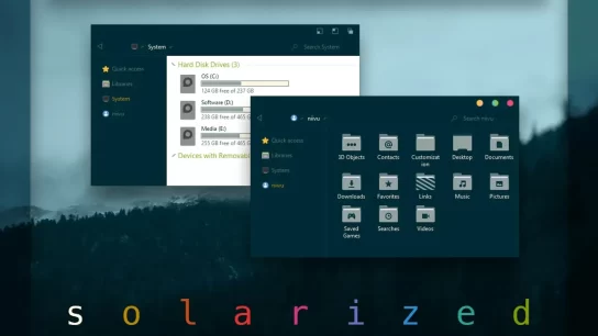Solarized Theme For Windows 10