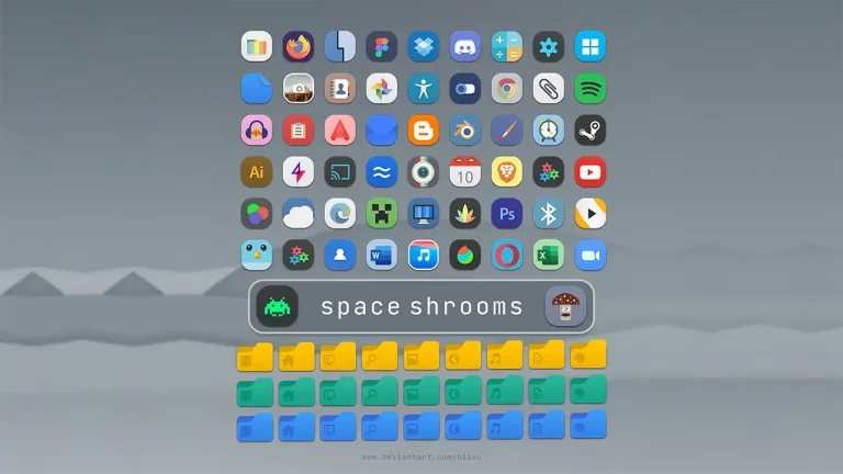Space Shrooms Icons Space Shrooms Icons