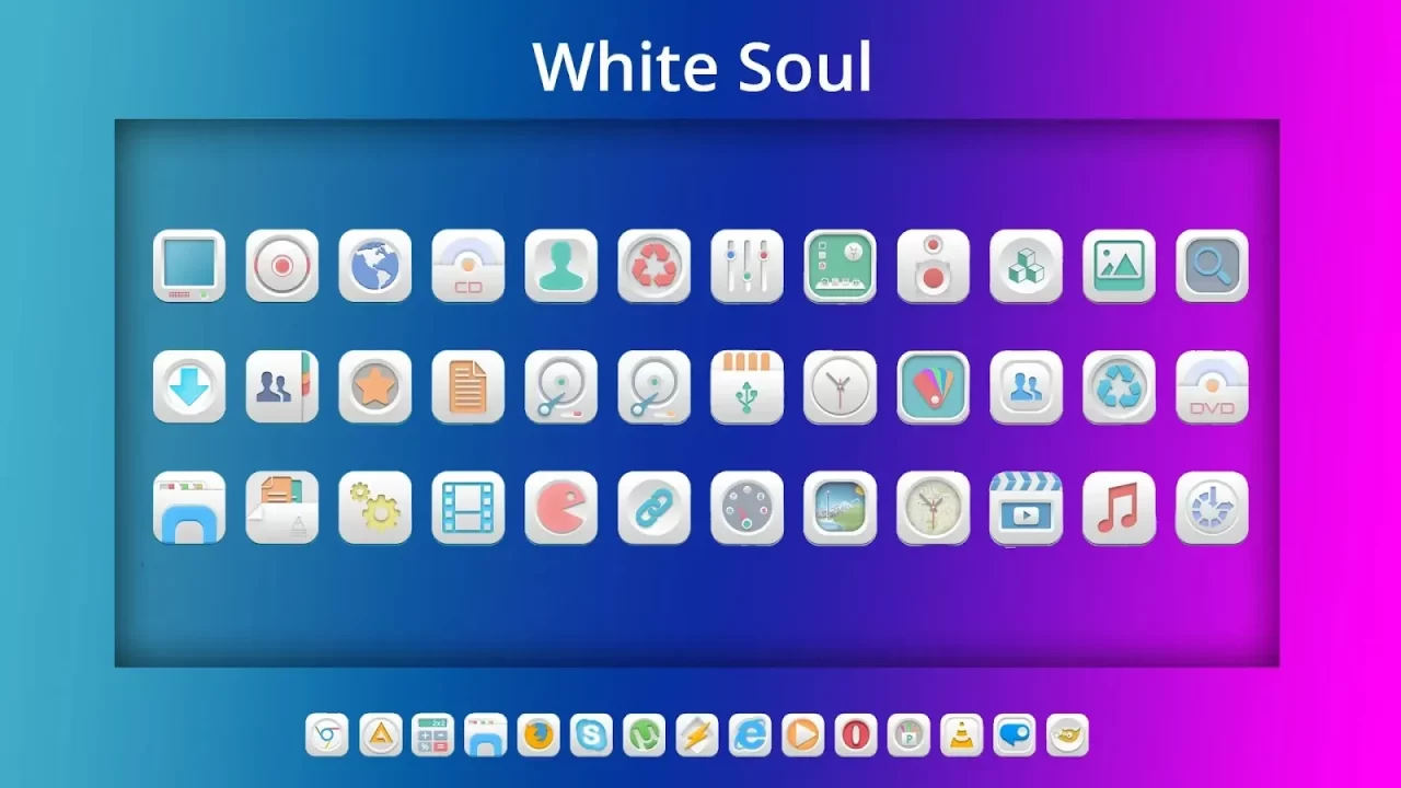 White Soul Icon Pack White Soul icon pack