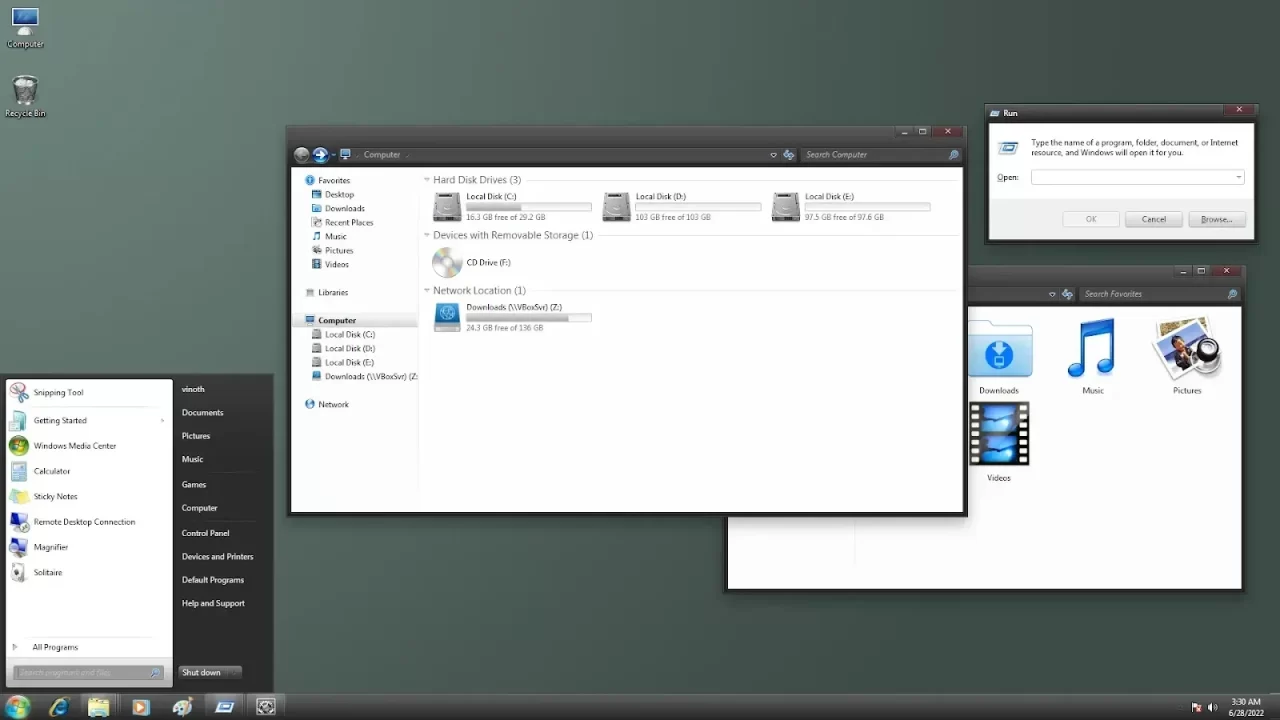 work 2 theme for windows 7