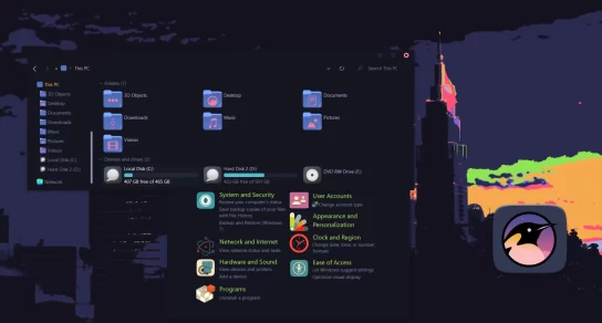 Tokyo Night Material Icon Thumbnail