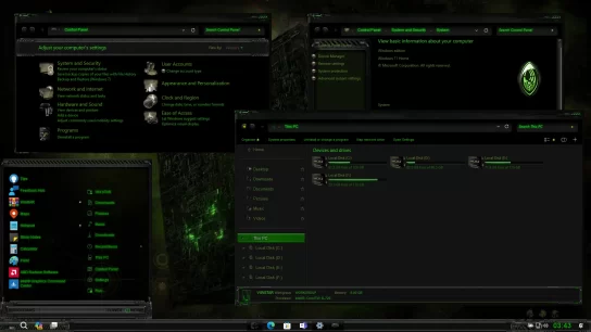 Borg theme for windows 11