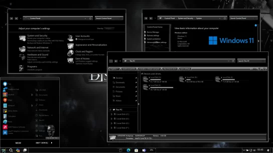 Dishonored theme for windows 11