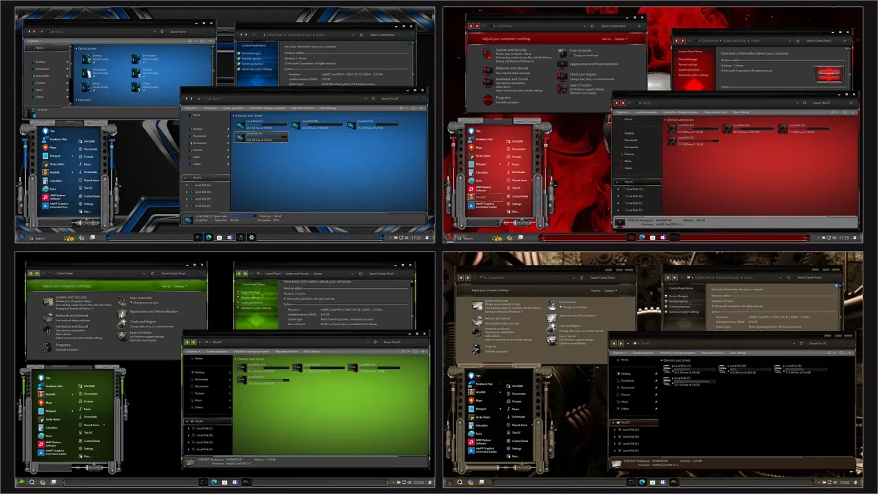 Mechanism Theme for Windows 11 Mechanism Theme for Windows 11