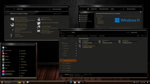 Night Shade Rosewood Theme for Windows 11