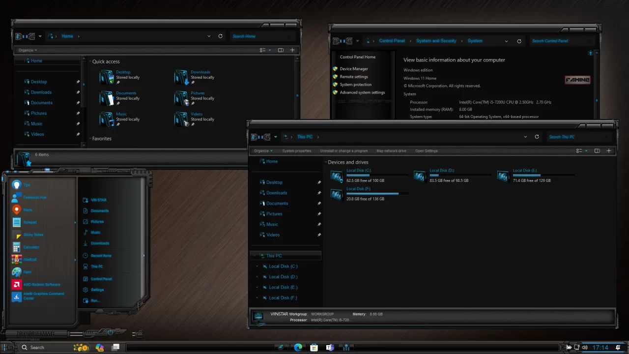 Famine Theme for Windows 11 famine theme for windows 11