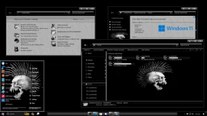 skull bone theme for windows 11