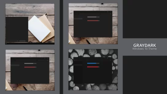 Gray Dark Theme For Windows 10 Thumbnail