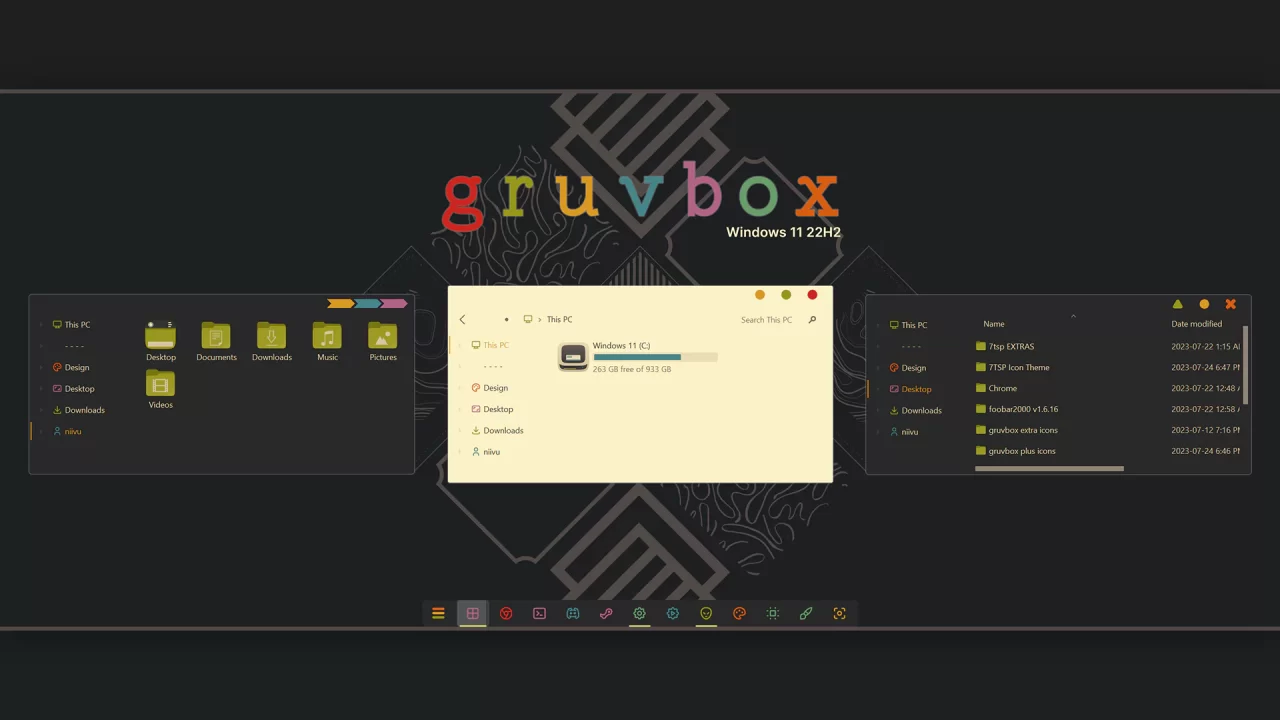Gruvbox Theme for Windows 11 Gruvbox Theme for Windows 11
