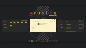 Gruvbox Theme for Windows 11