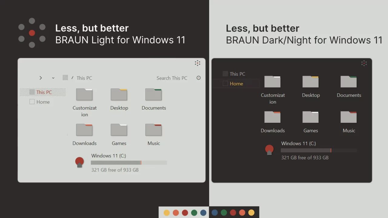 BRAUN Theme for Windows 11