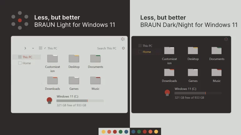 BRAUN Theme for Windows 11 BRAUN Theme for Windows 11