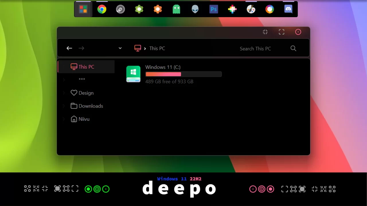 Deepo Theme for Windows 11