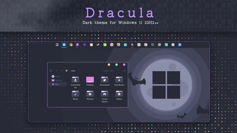 Dracula Theme for Windows 11 Dracula Theme for Windows 11