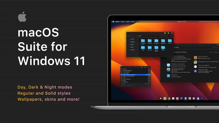 macOS Theme for Windows 11 macOS Theme for Windows 11