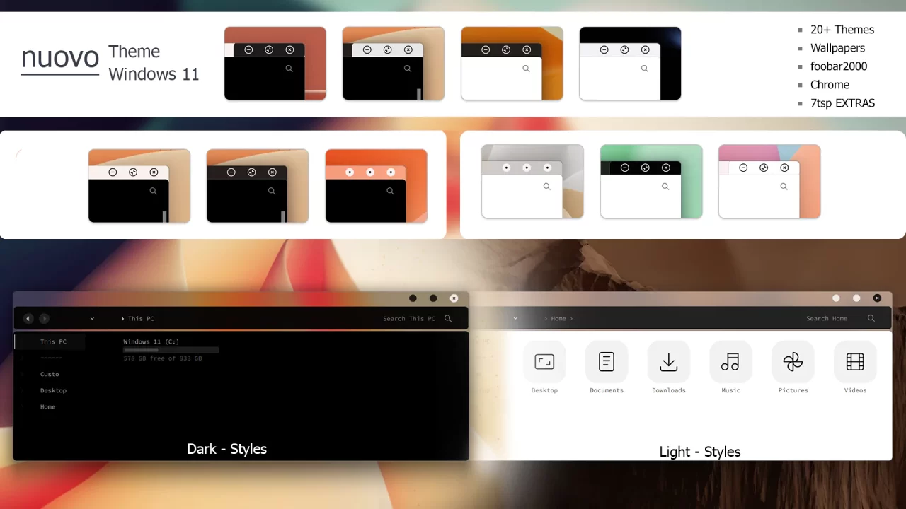 nuovo Theme for Windows 11