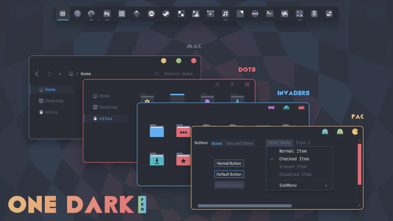One Dark Pro Theme for Windows 11